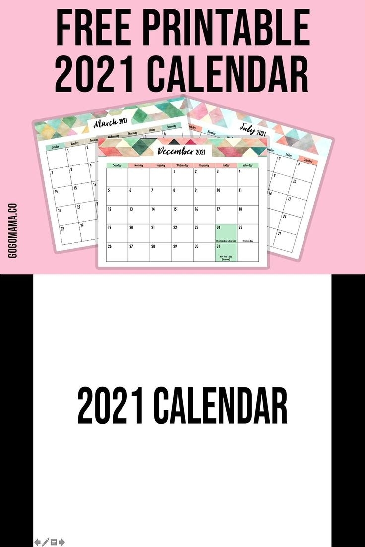 Free Editable Weekly 2021 Calendar - Free Printable 2021