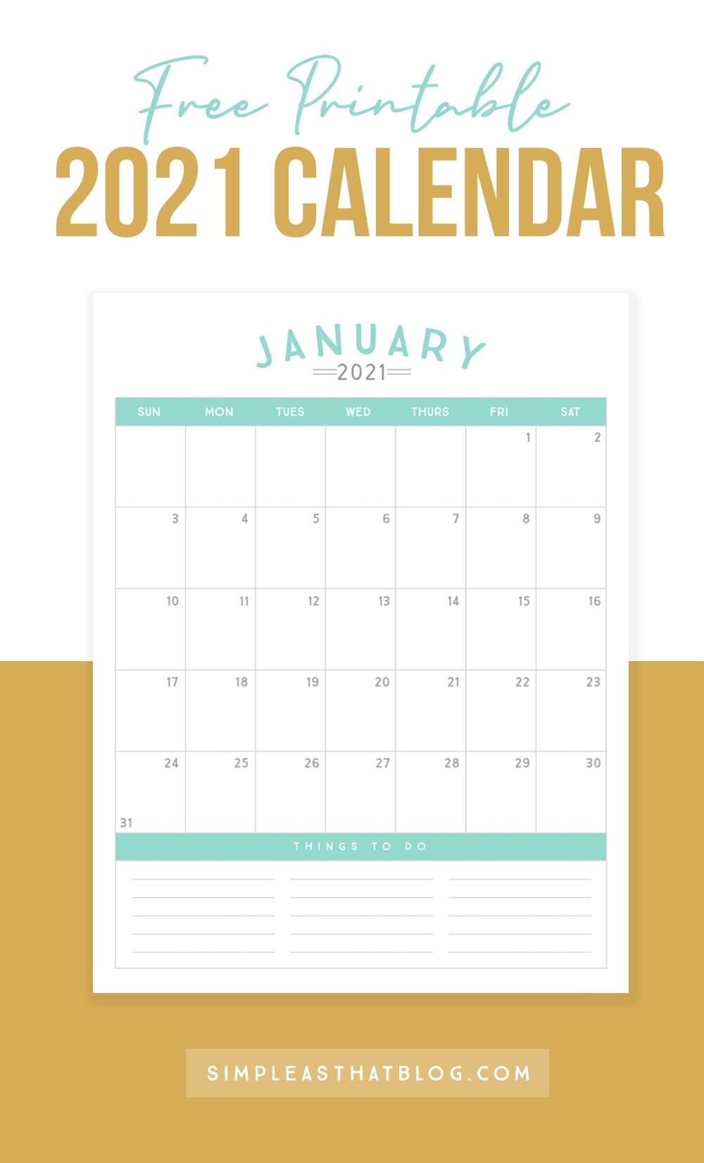 Calander For Rest Of 2021 Month Calendar Printable