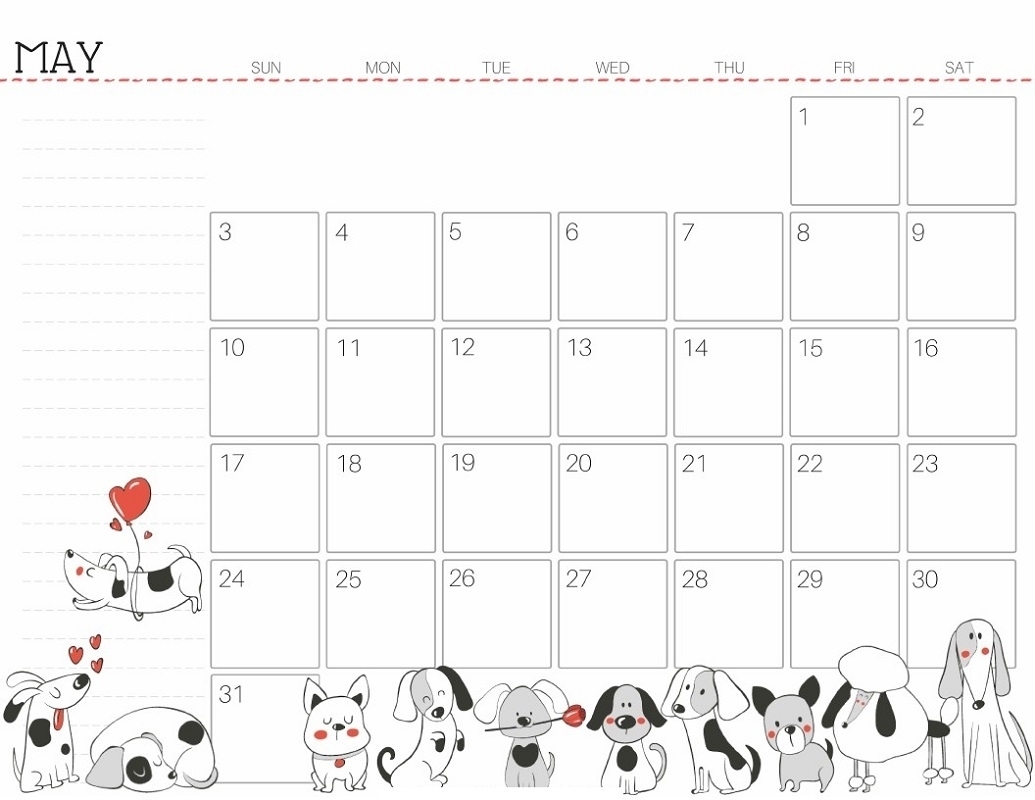 Girly Printable Calendar 2021 Month Calendar Printable 9871