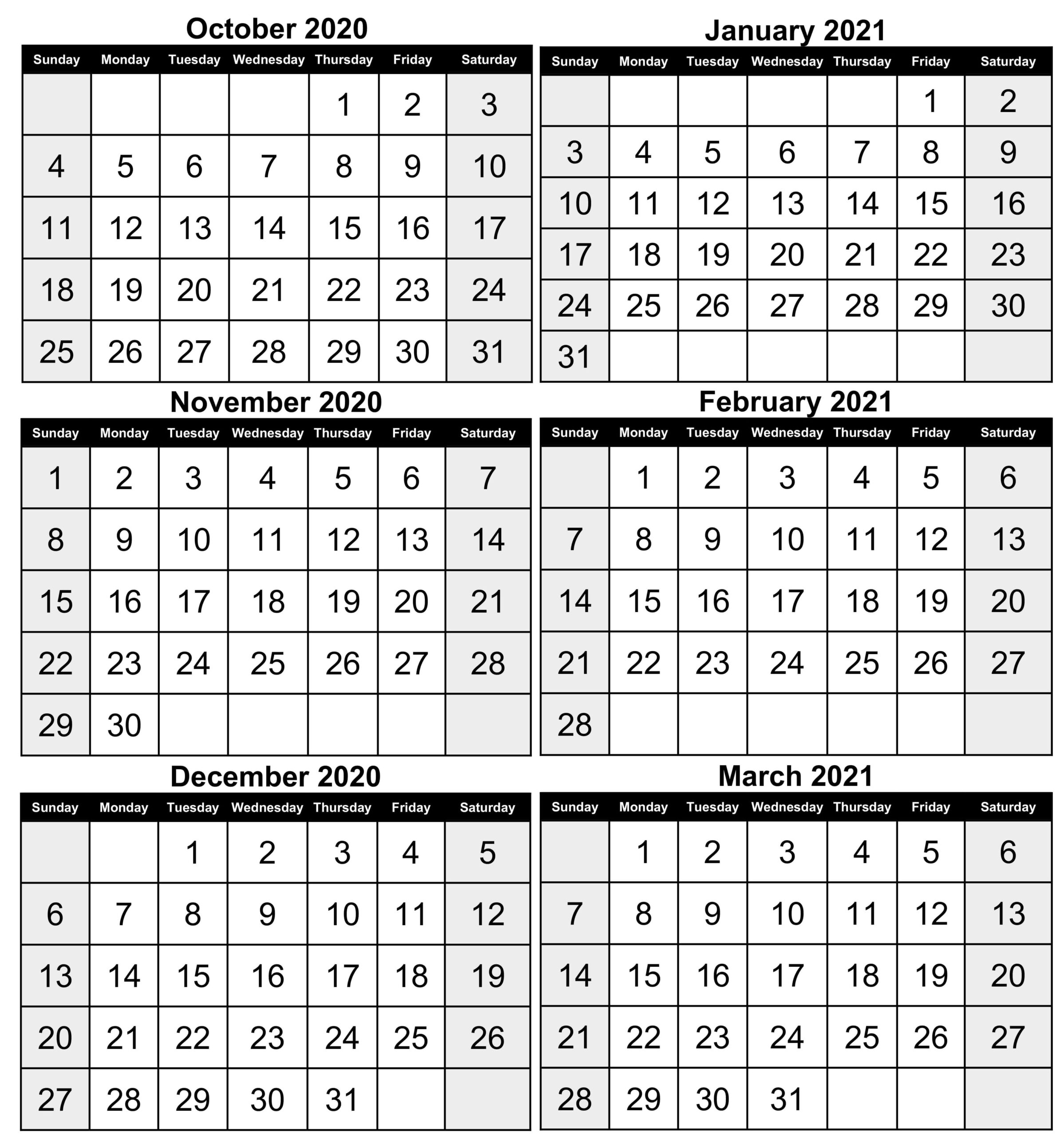 Free Printable Fill In Calendars 2021 | Calendar