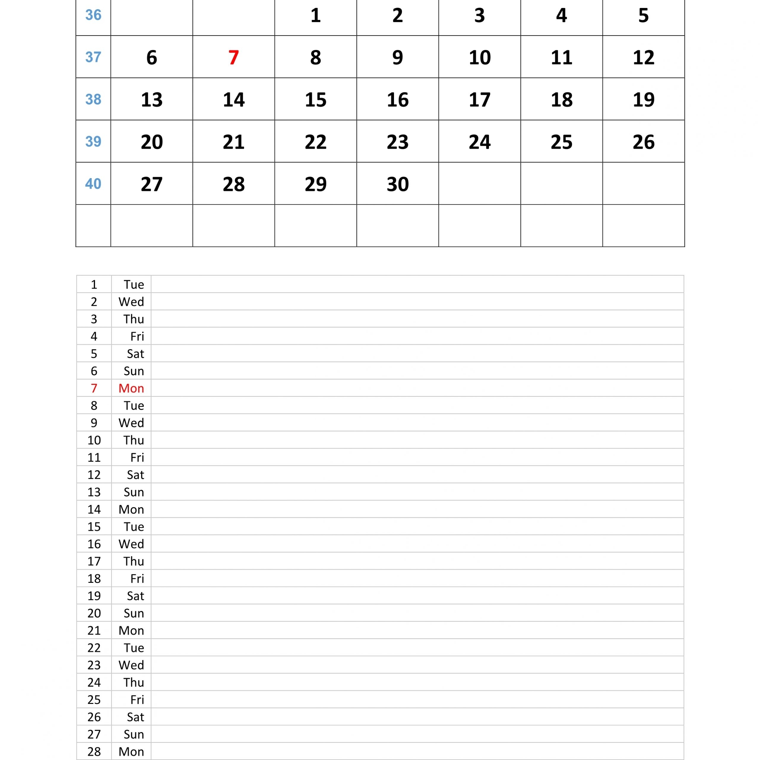 Free Printable Vertical Monthly Calendar Month Calendar Printable