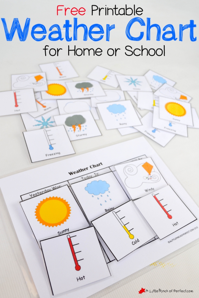 Free Printable Weather Chart For Home Or School