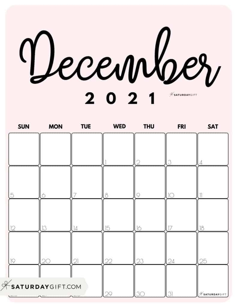 Get December 2021 Calendar Girly - Best Calendar Example