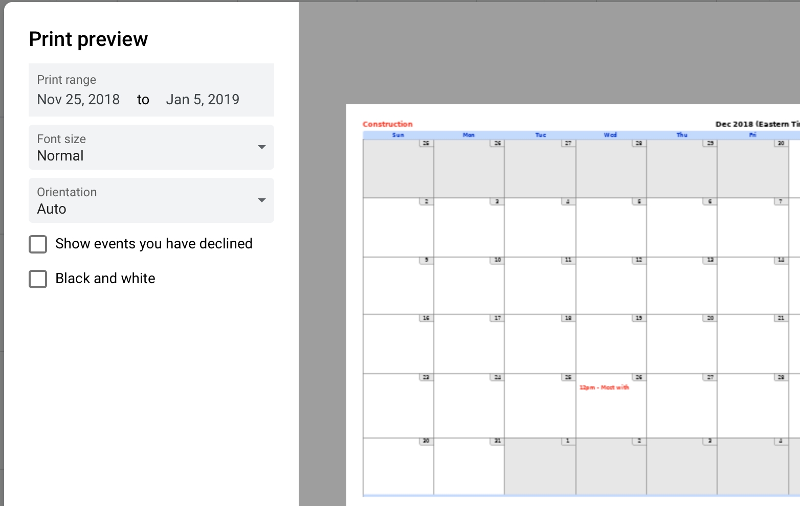 Google Calendar Print Reminders | Calendar Printables Free