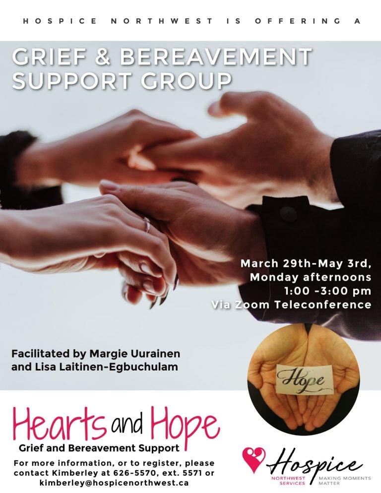 Hearts And Hope General Grief Support Group, June 8 - July