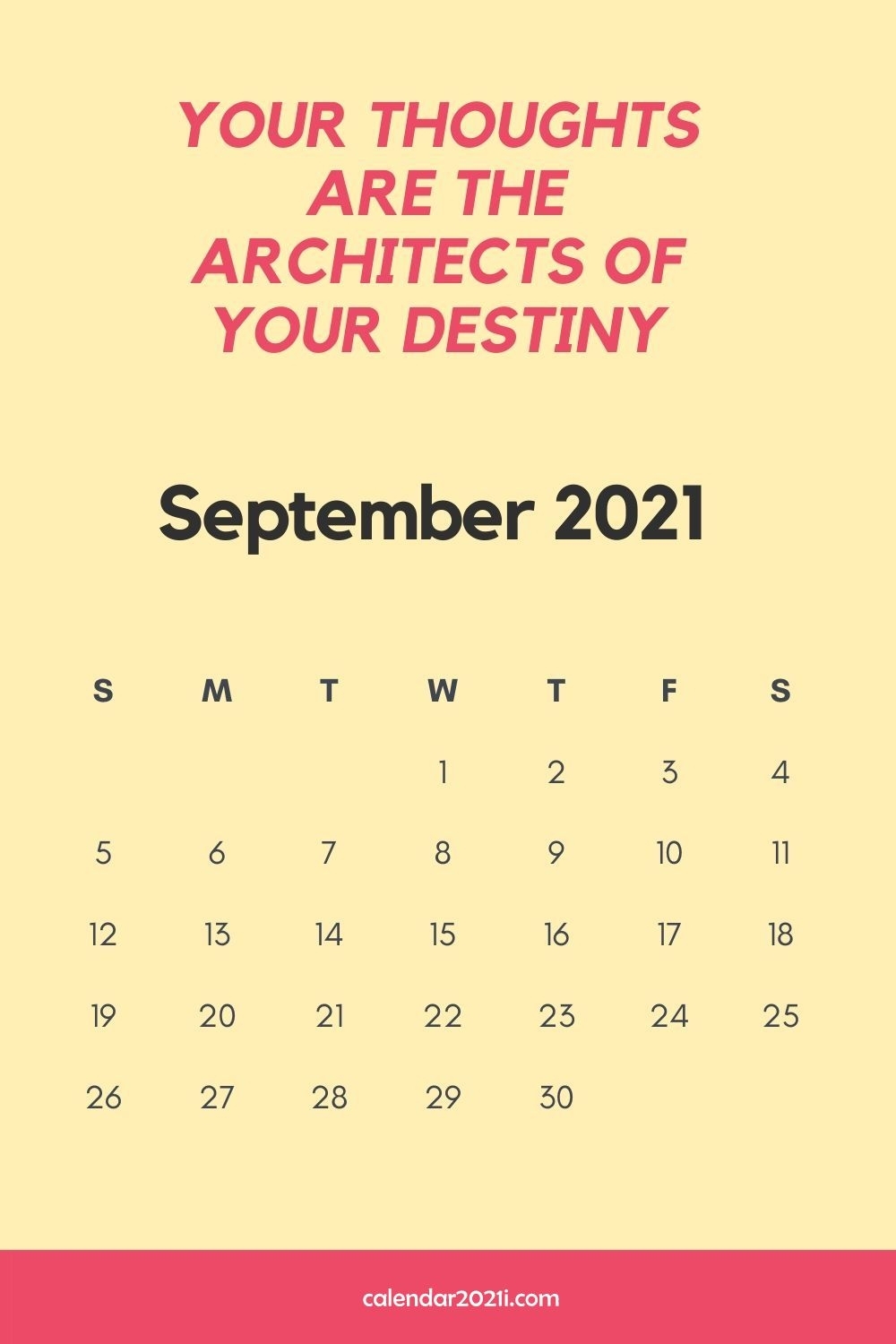 Inspiring 2021 Calendar Monthly Quotes | Calendar 2021