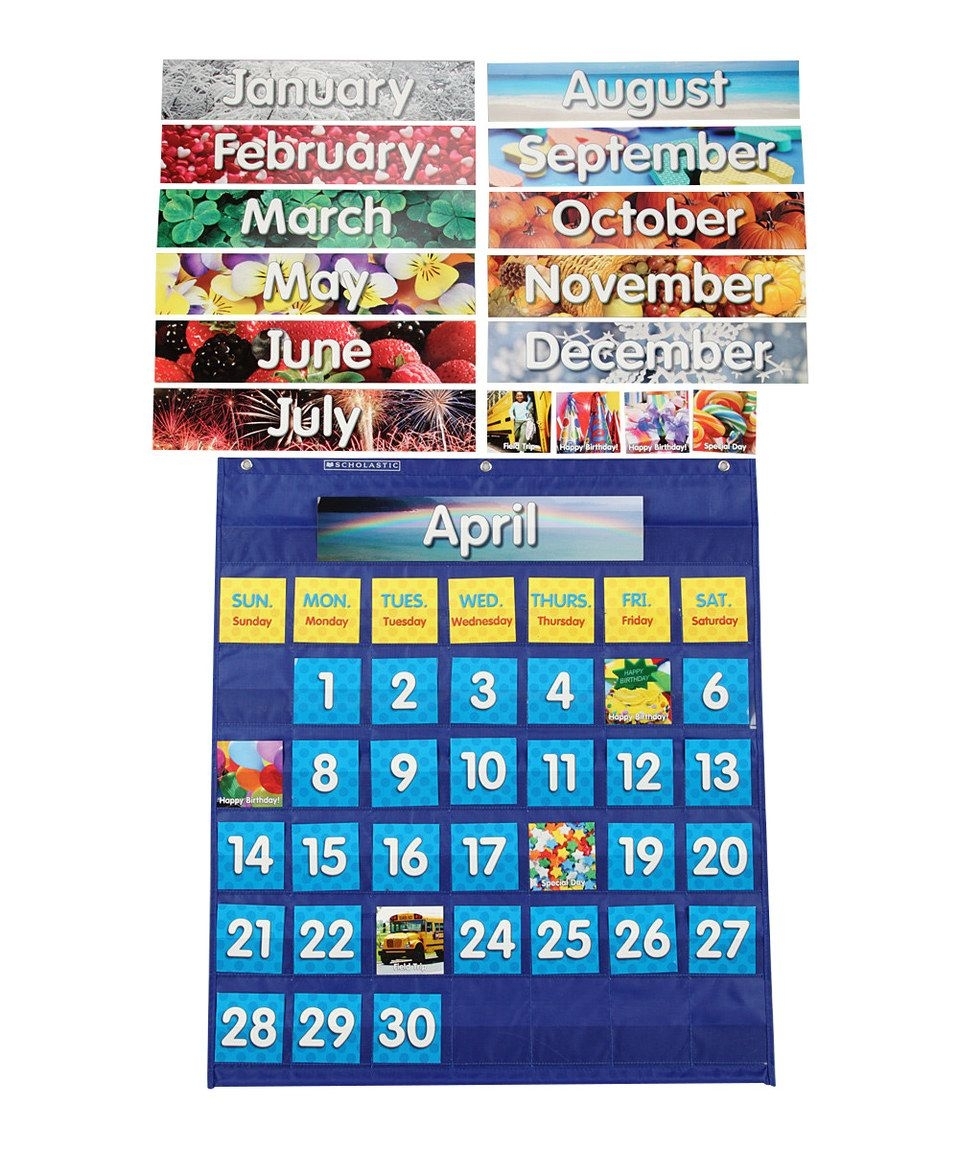 Look At This #Zulilyfind! Monthly Calendar Pocket Chart