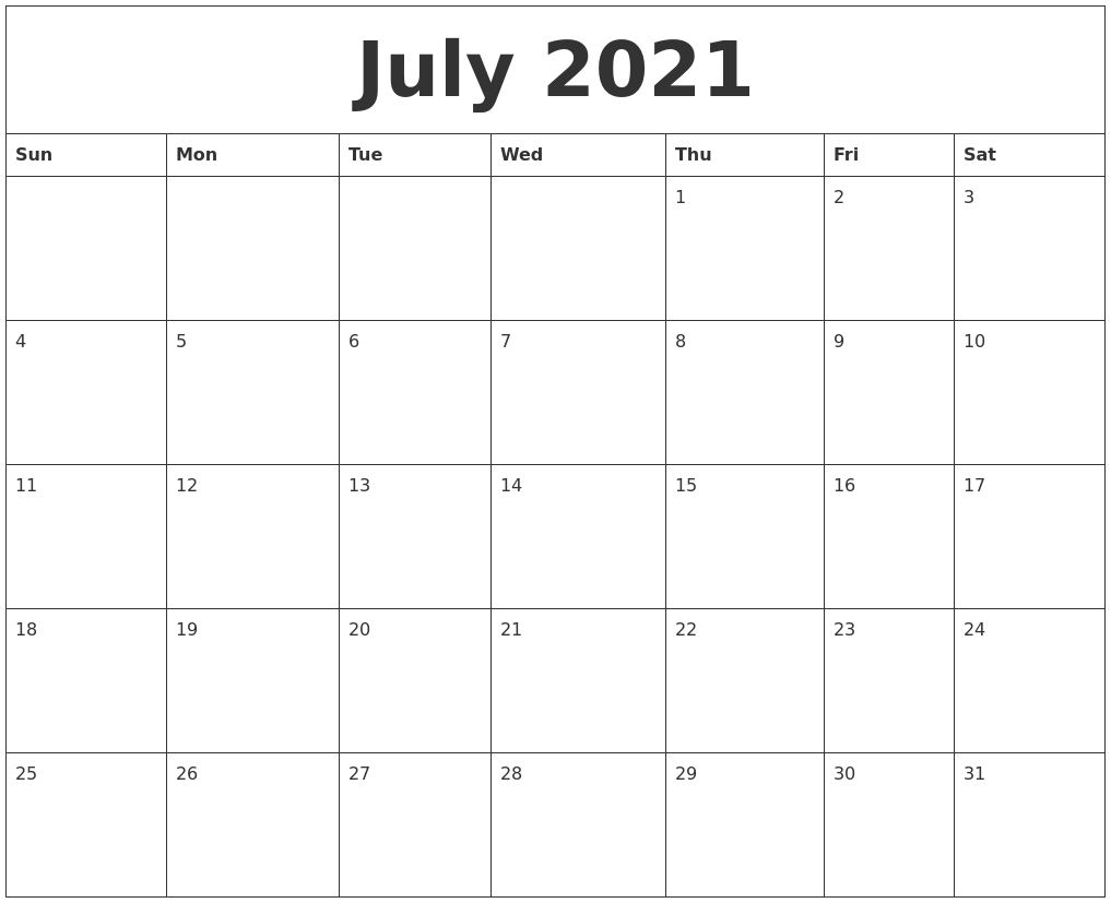 May 2021 Calendar Templates Free