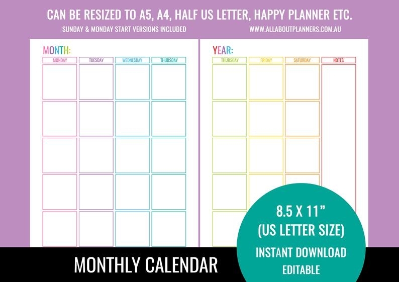 Printable Calendar With Lines Month Calendar Printable Vrogue