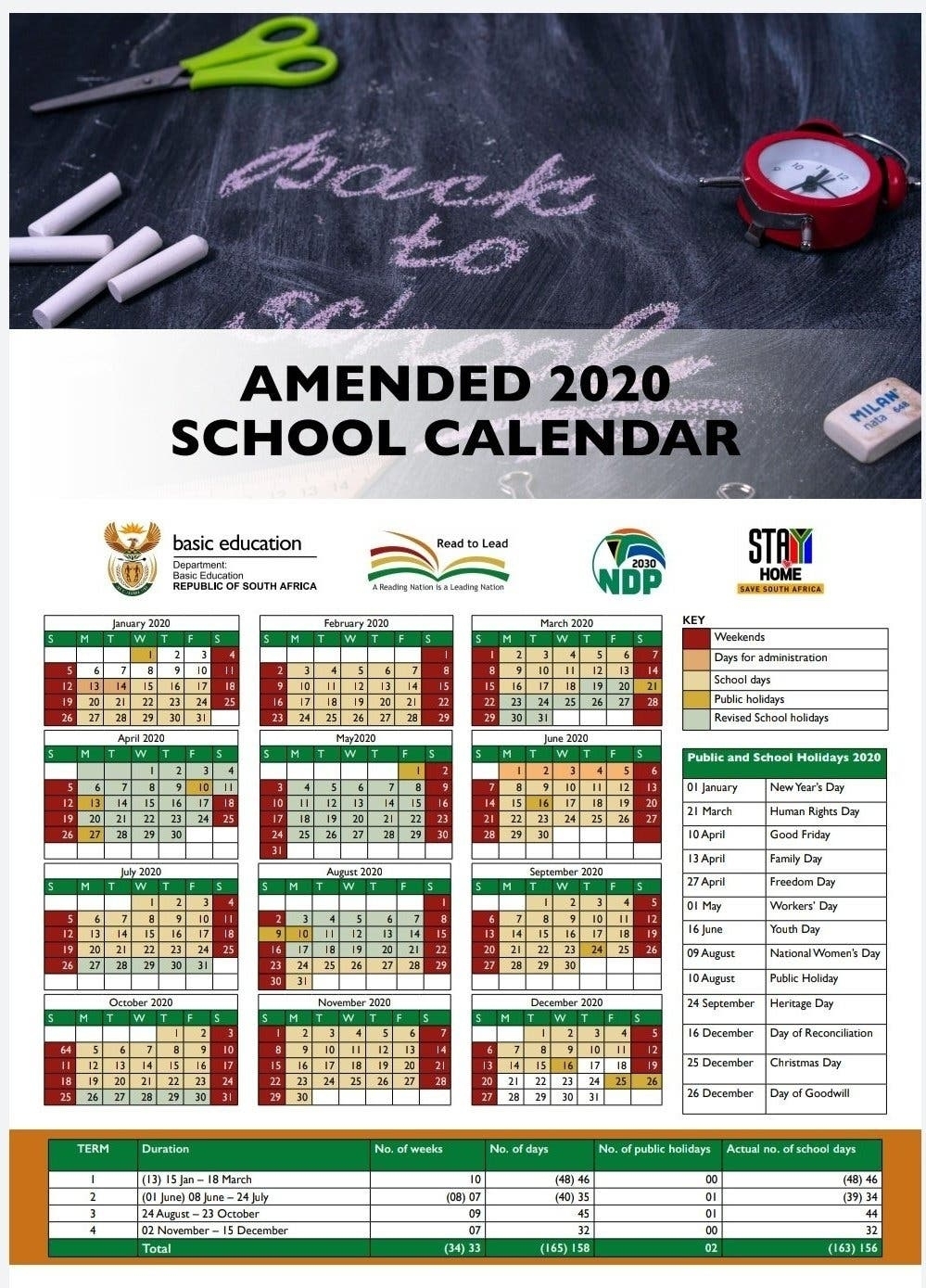 New School Calendar Released: Here&#039;S When 2020&#039;S School