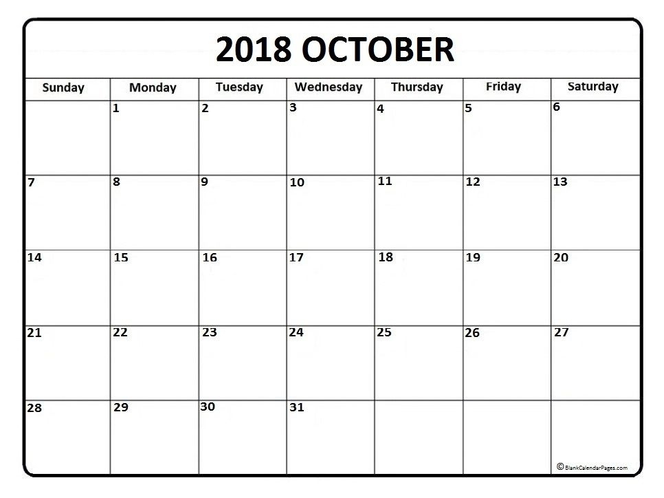 October Calendar Editable Printable Word Searches