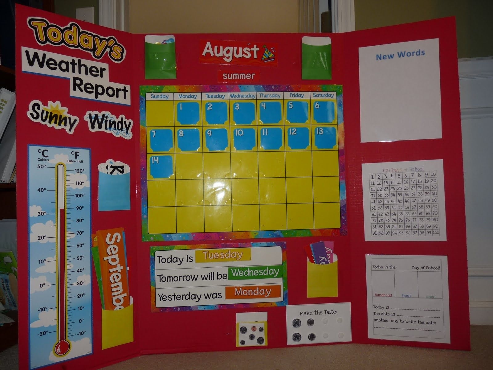 Free Kindergarten Calendar For Smart Board Month Calendar Printable