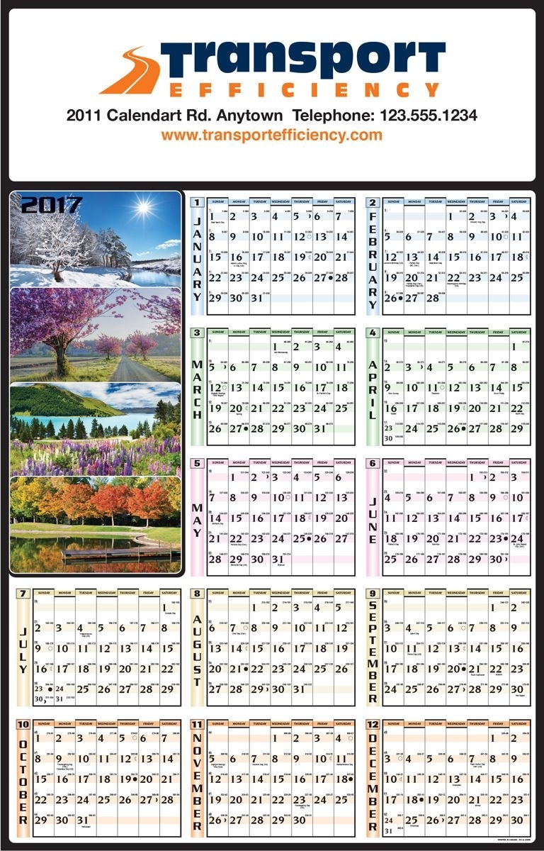 Pca 5600 Four Seasons Wall Calendar | Wall Calendar