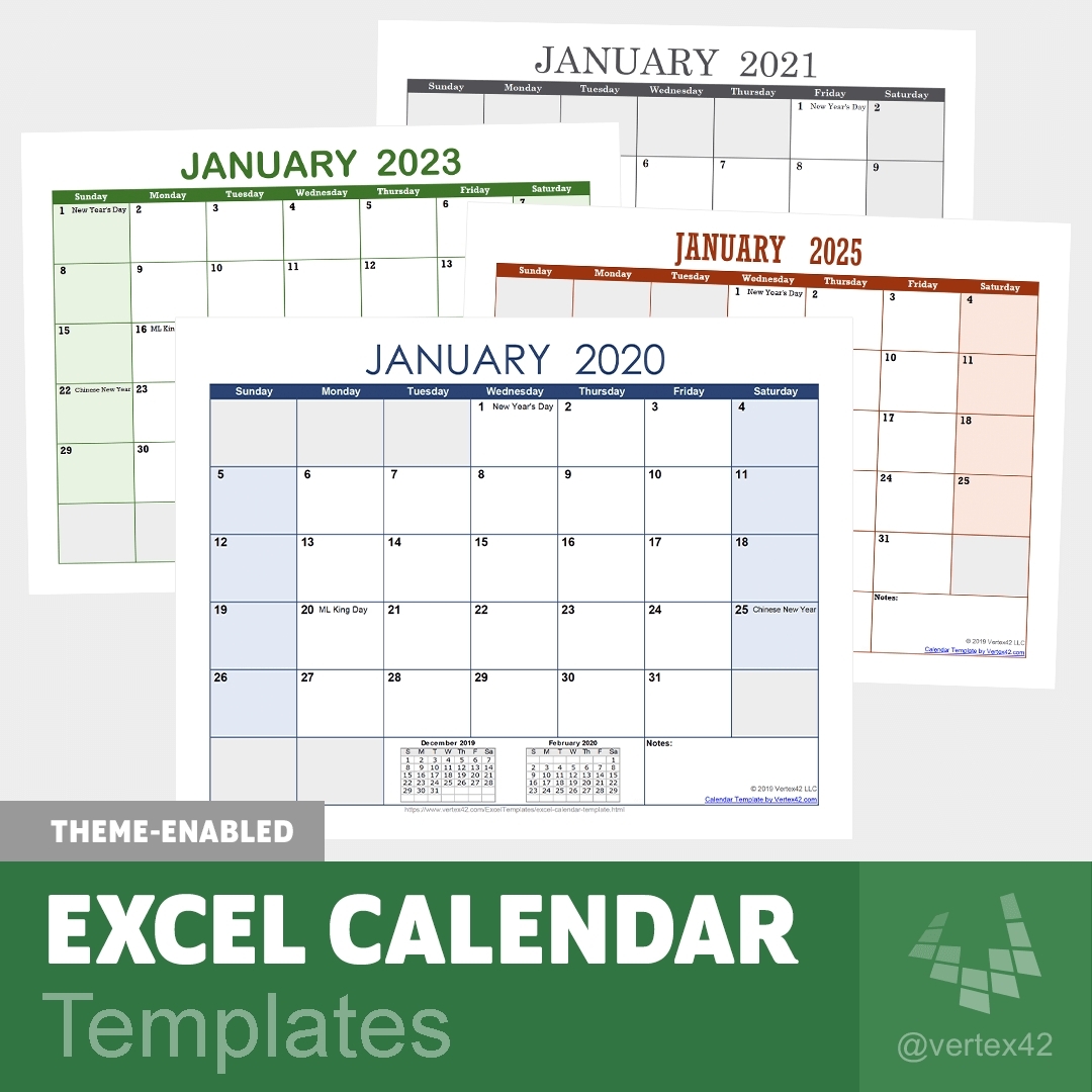 Piano Ferie 2021 Formato Excel | Calendar Template 2021