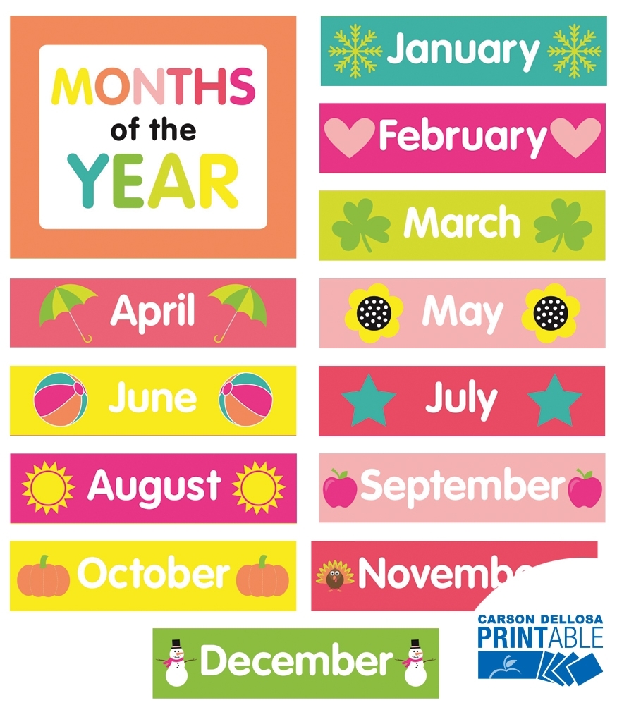 Pina Colada Pineapple Month Printable Chart Set Grade Pk-2