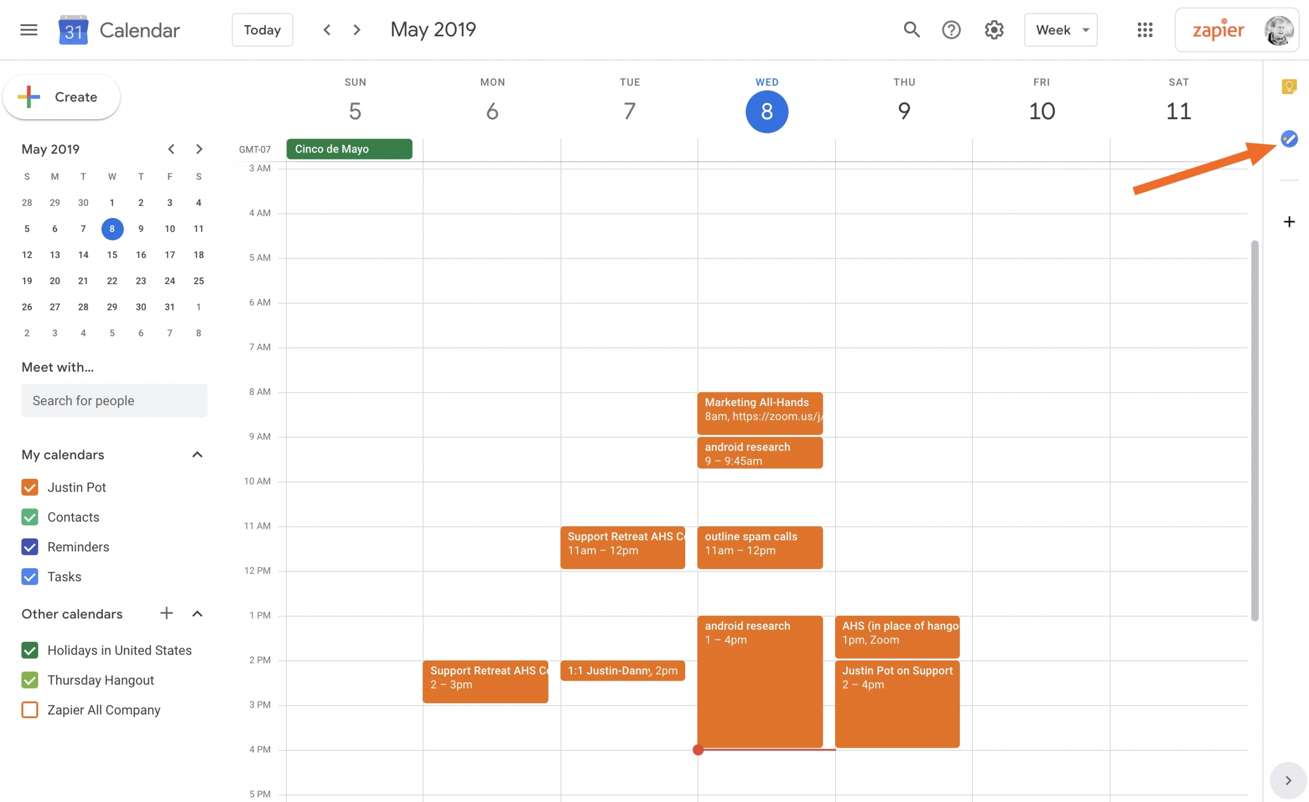 Print Google Calendar As List | Ten Free Printable