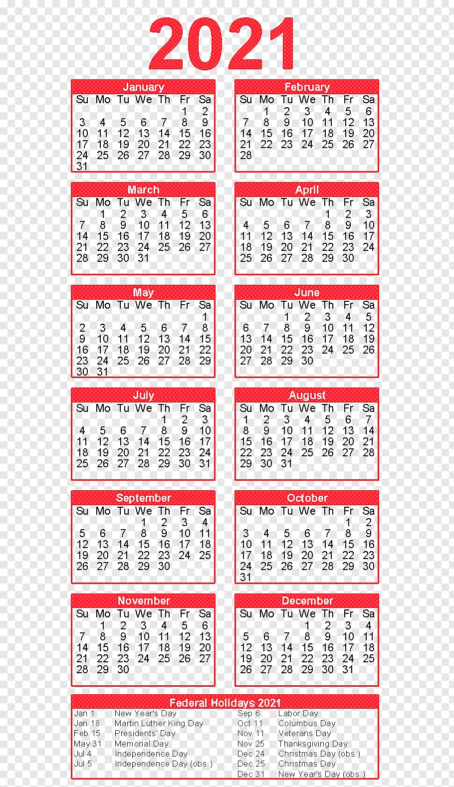 Printable Chinese Lunar Calendar 2021 Monthly