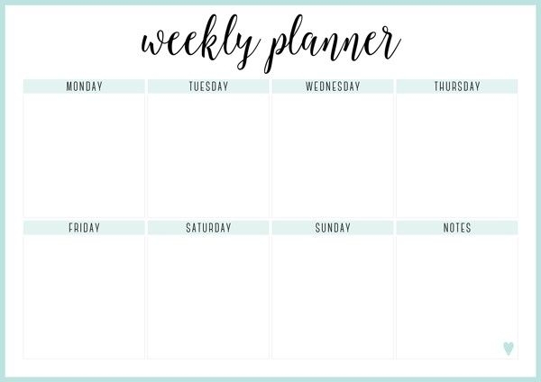 Printable Daily Calendar 2019 Free Printable Weekly