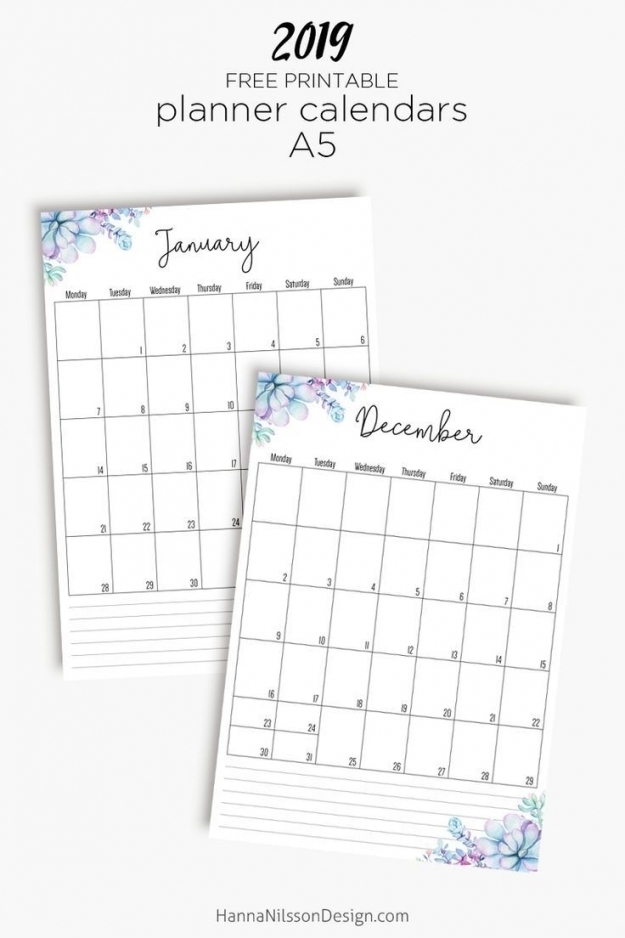 Printable Lined Monthly Calendar 2020 | Free Letter Templates
