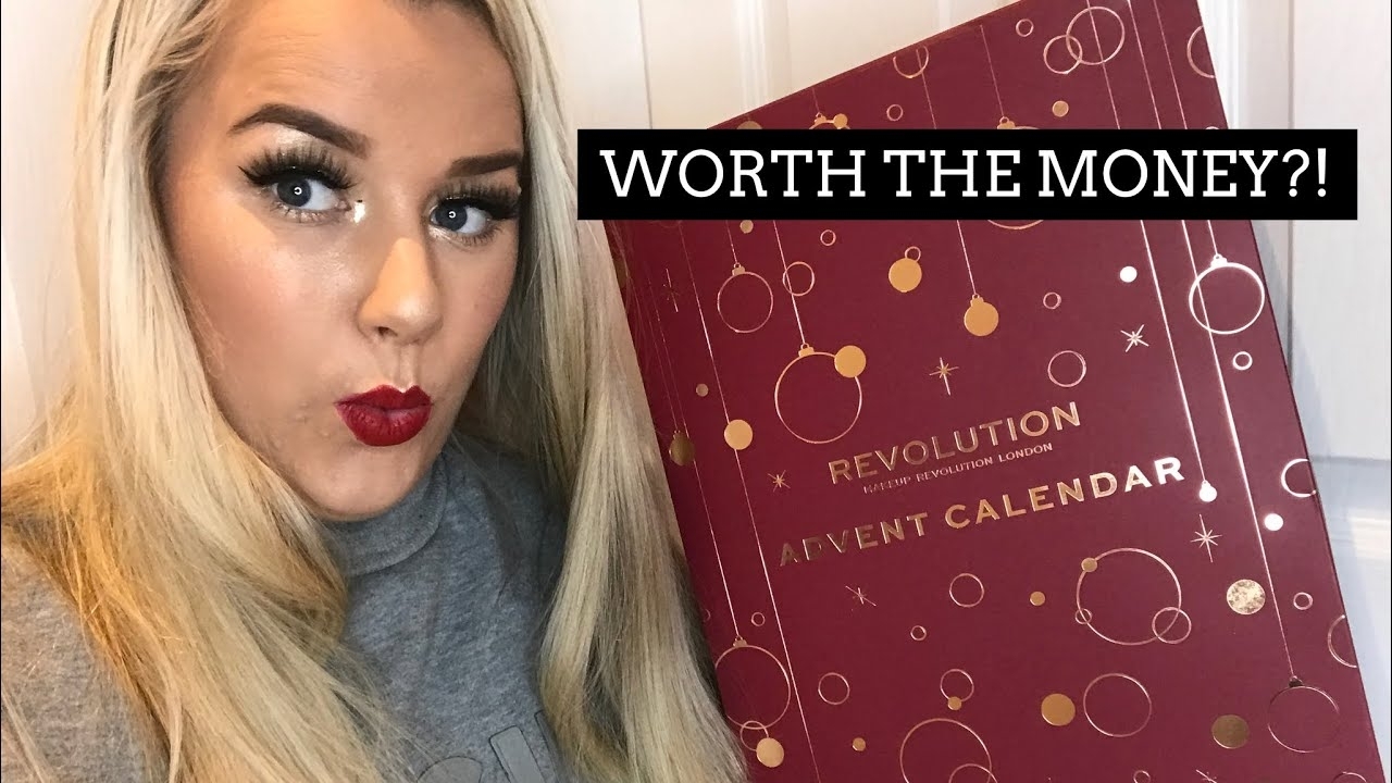 Revolution Beauty Advent Calendar Unboxing 2019 - Worth