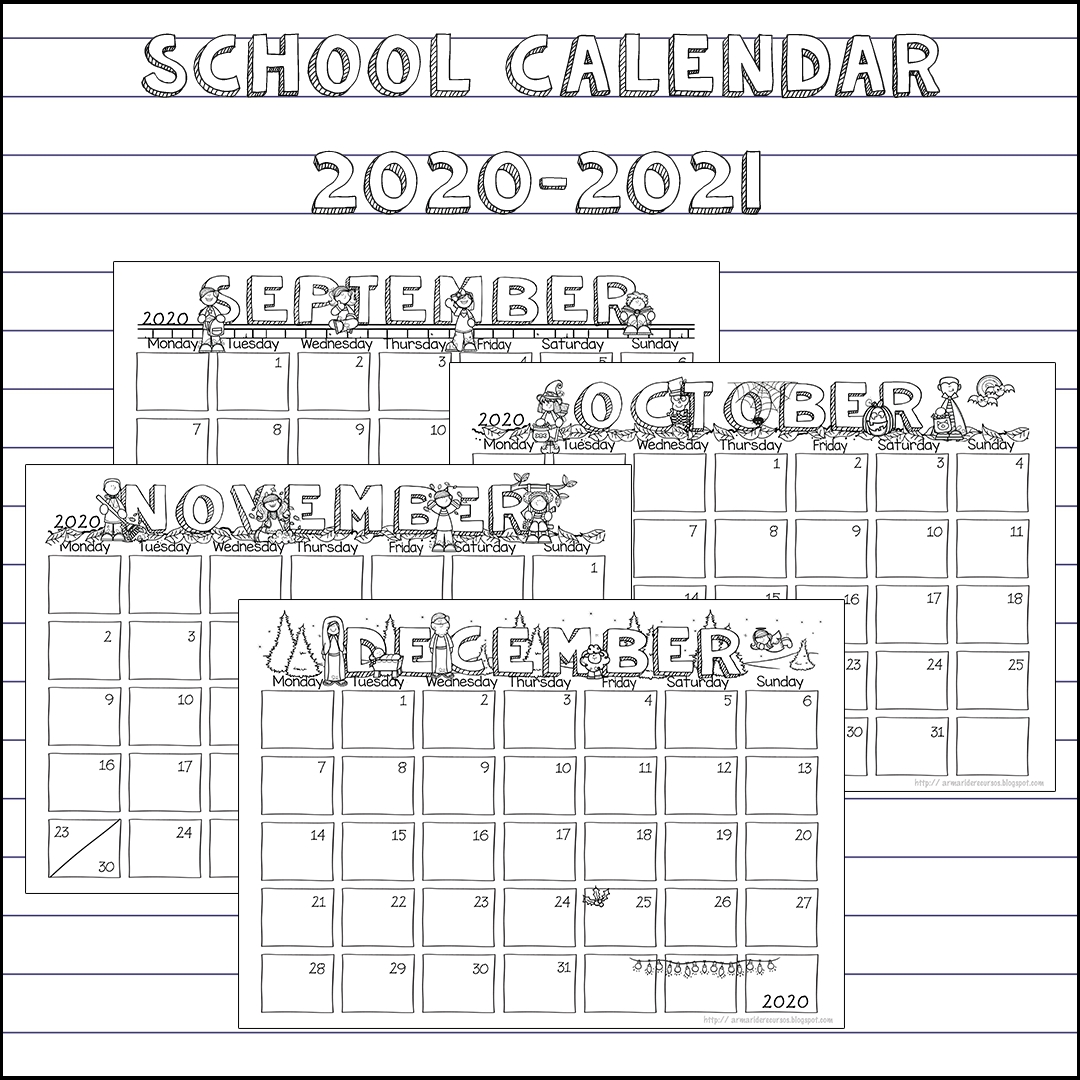 School Calendar 2020-2021 (1St Quarter) | The Resource