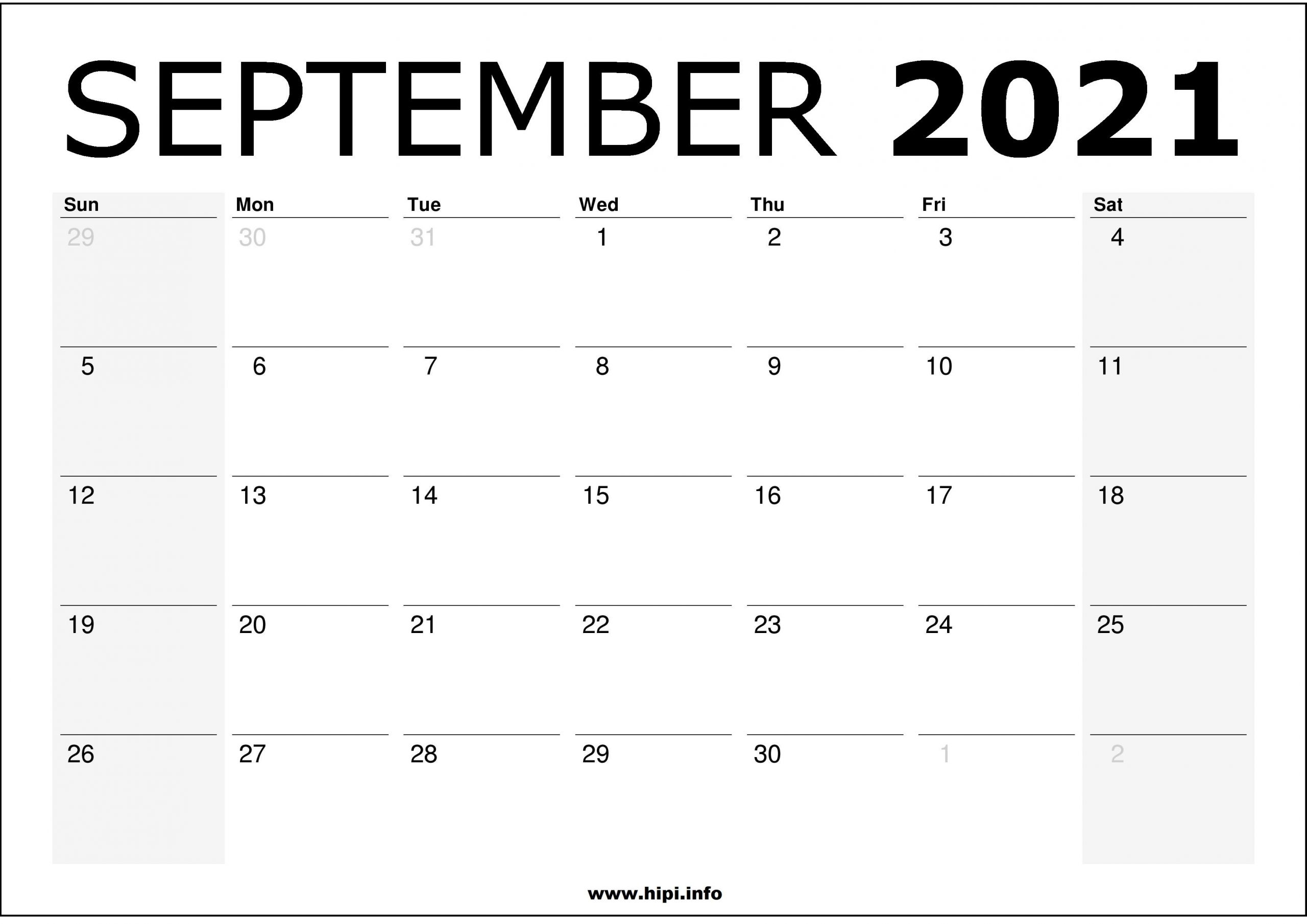 September 2021 Calendar Wallpapers - Wallpaper Cave