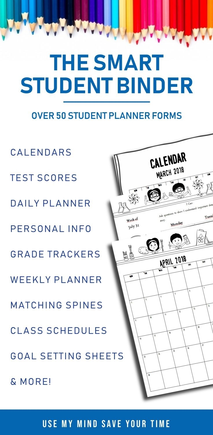 Smart Student Binder: Daily Planner, Classroom Forms