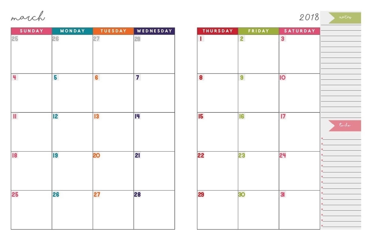 Sundat To Saturday Printable Monthly Blank Calendar