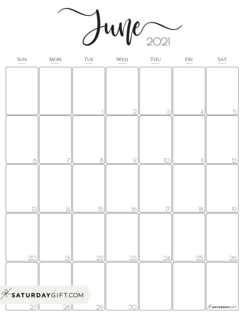 Sunday To Saturday Monthly Calendar 2021 | Calendar