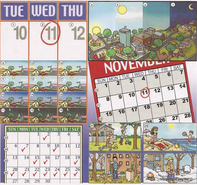 The Calendar: Year, Months, Seasons, Time - Online