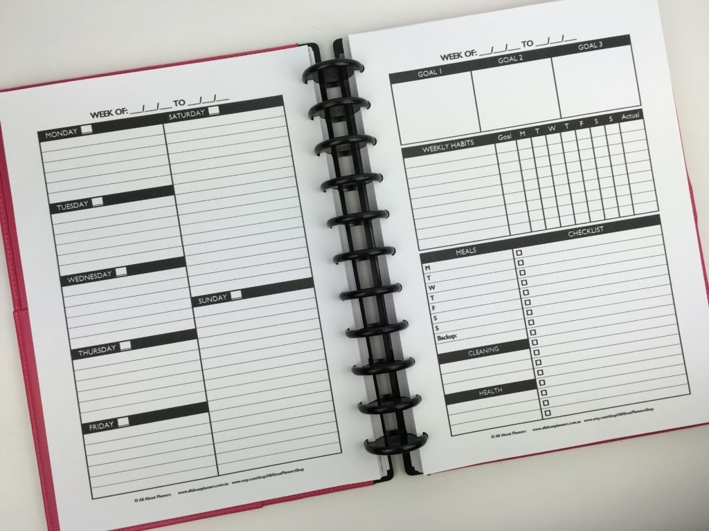 The &#039;Create Your Own Planner Kit&#039; (108 Printable Pages To