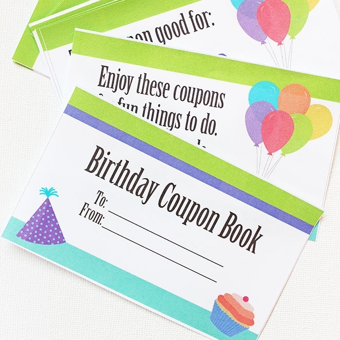 This Printable Birthday Coupon Book Is The Best Gift For