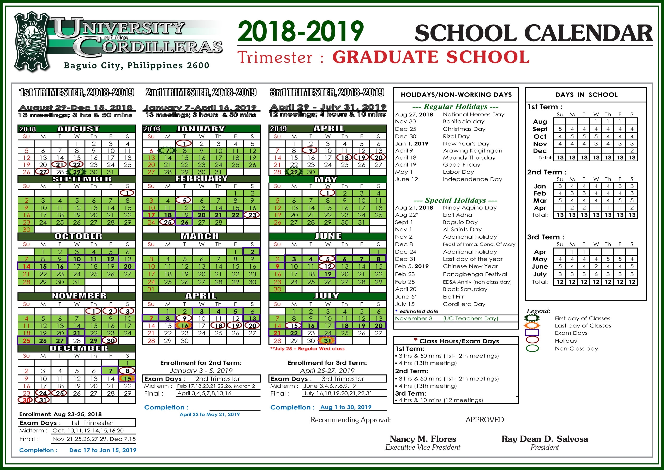 Uc Academic Calendar 2020 | Free Printable Calendar