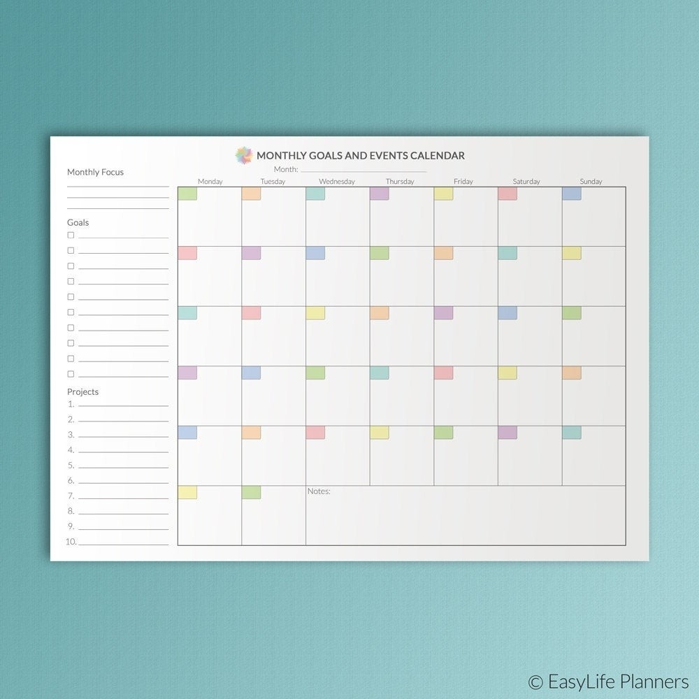 Undated Calendar Template Seven Ingenious Ways You Can Do