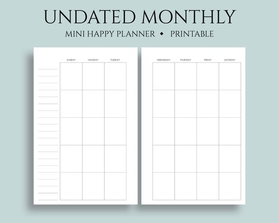 undated monthly calendar printable free pdf month calendar printable