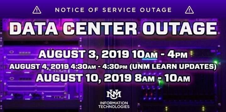 Unm It Schedules Data Center Outages: Unm Newsroom