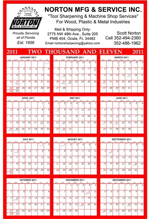 Year At A Glance Calendar (One Color) (22&quot; X 34&quot;) Single