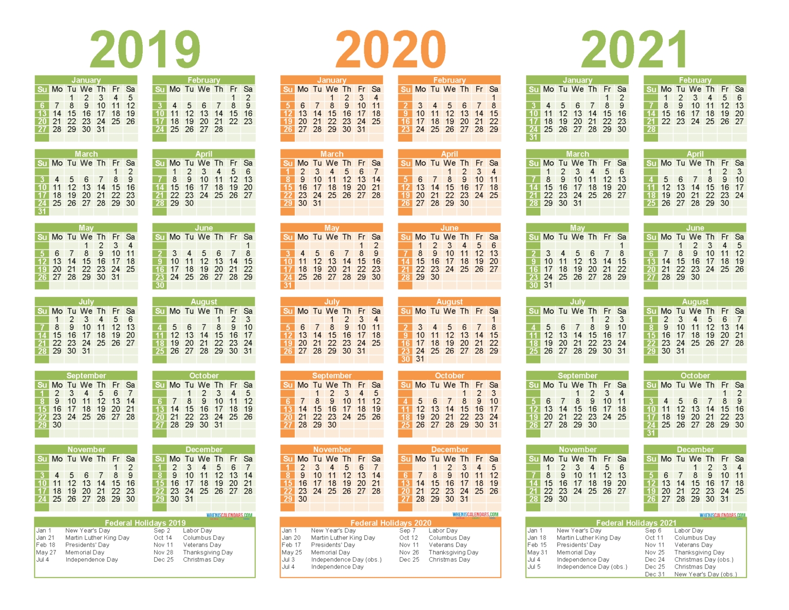 2020 And 2021 Weekly Planner - Printablecalendarsfor2021