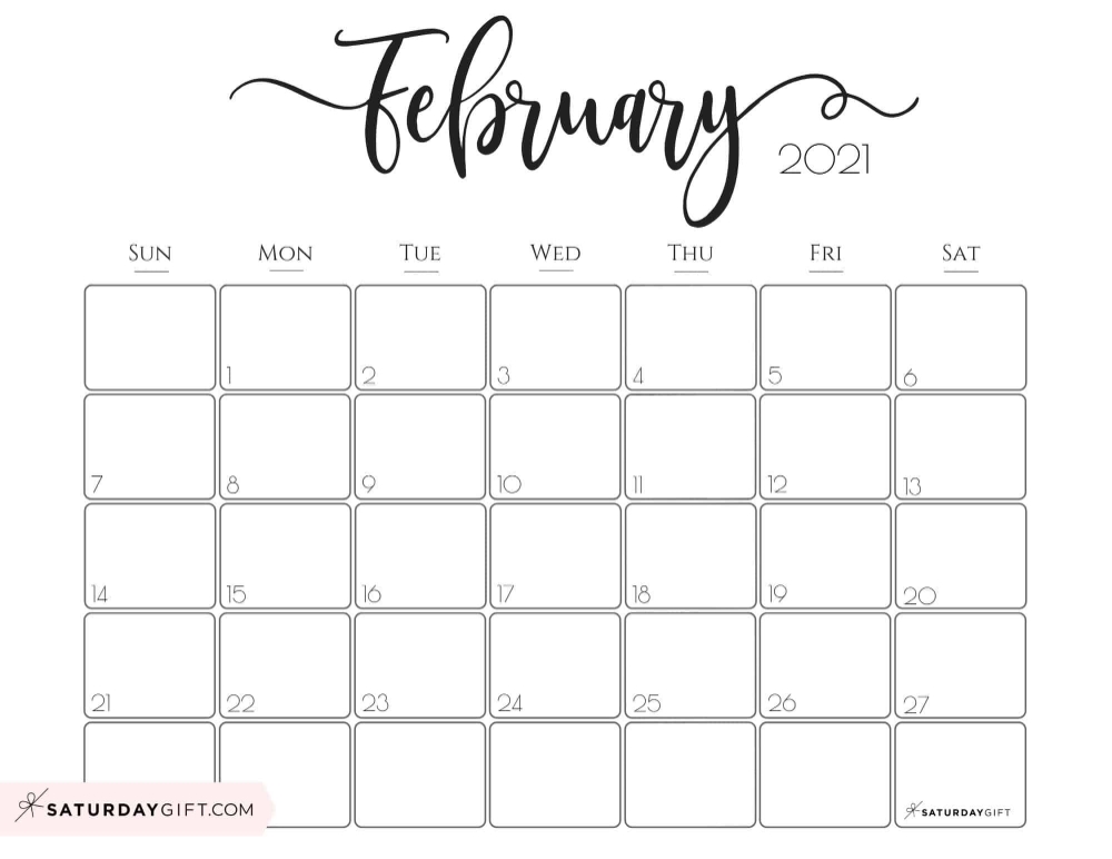 2021 Calendar Printable