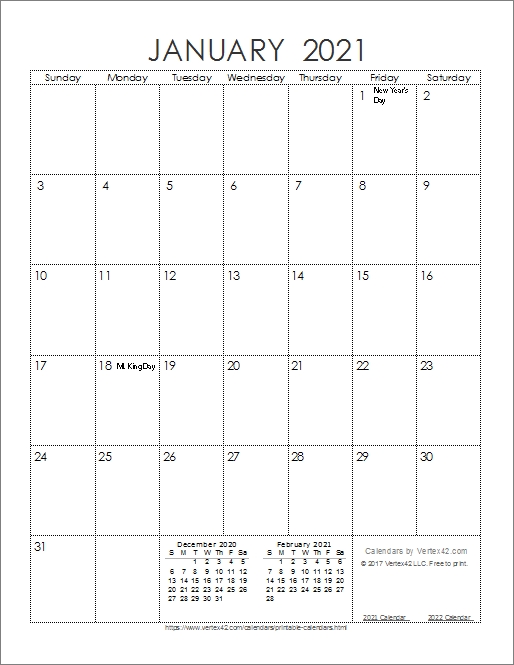 2021 Calendar Templates And Images