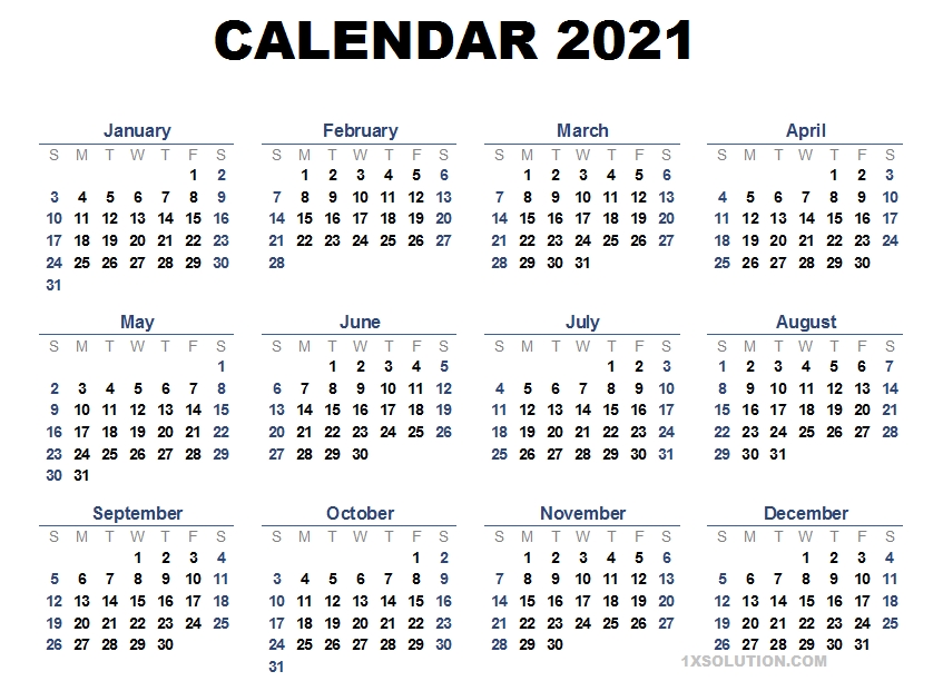 2021 Daily Calendar: To Write Your Important Schedule
