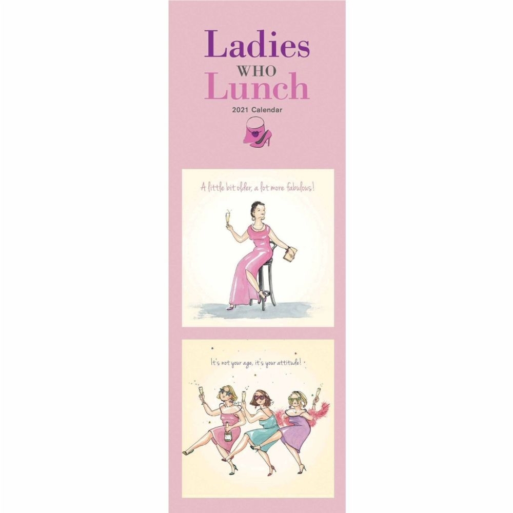 2021 Ladies Who Lunch Slim Wall Calendar - Calendars