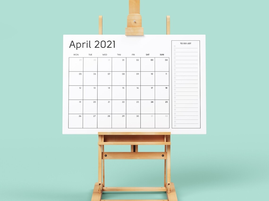 2021 Printable Calendar Sunday &amp; Monday Start 2021 Monthly