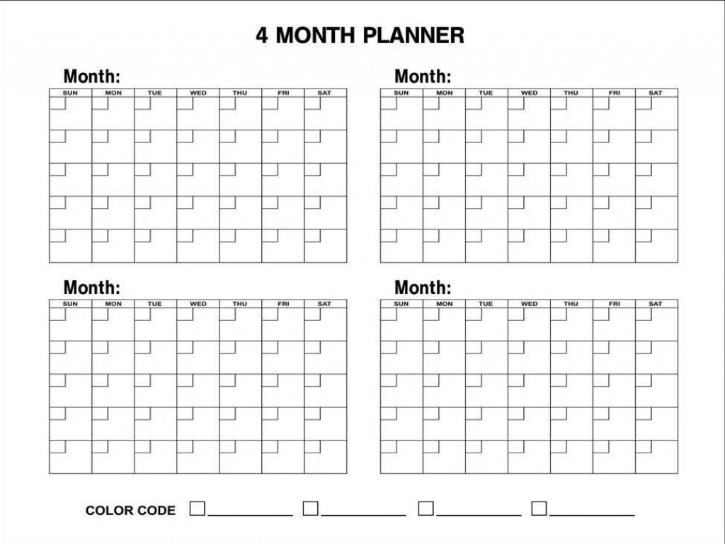 6 Month Printable Calendar - Calendar 2021