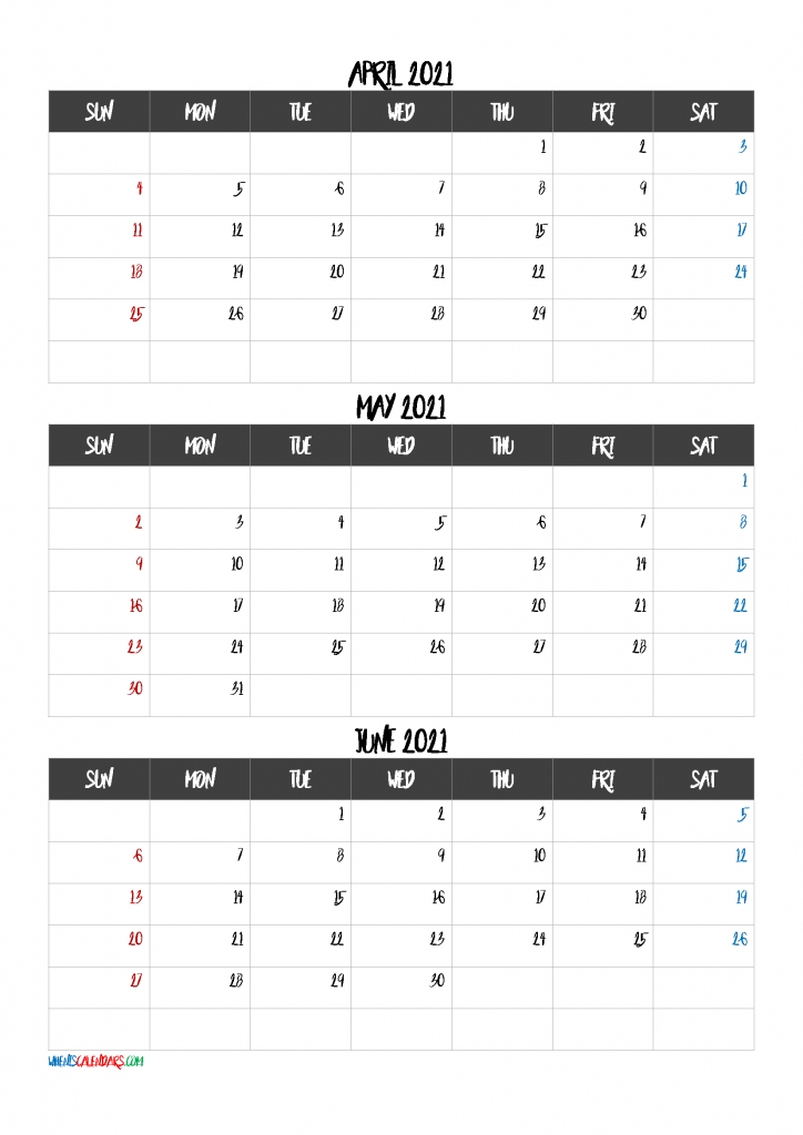 April May June 2021 Calendar Printable-Template Code.bnb1