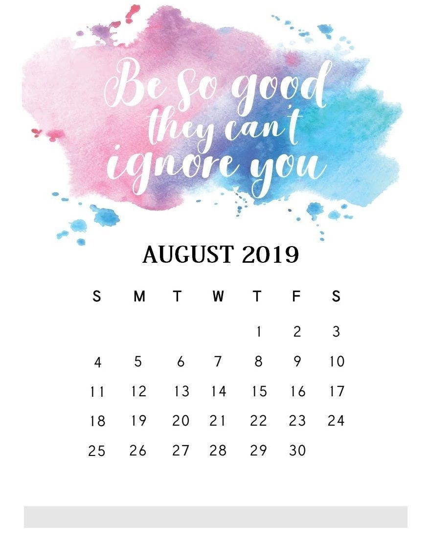 August 2019 Calendar Wallpapers - Wallpaper Cave