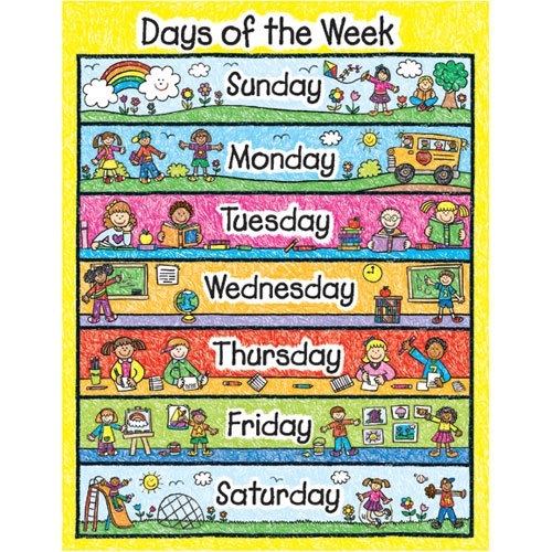 Be Creative!: Days Of The Week