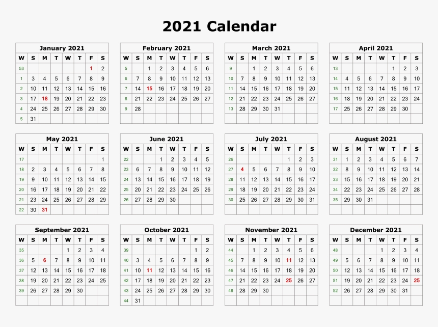 Free Printable Lined Monthly Calendar 2021 