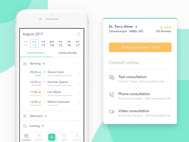Calendar For Doctor | Online Consulting, Calendar, Doctor