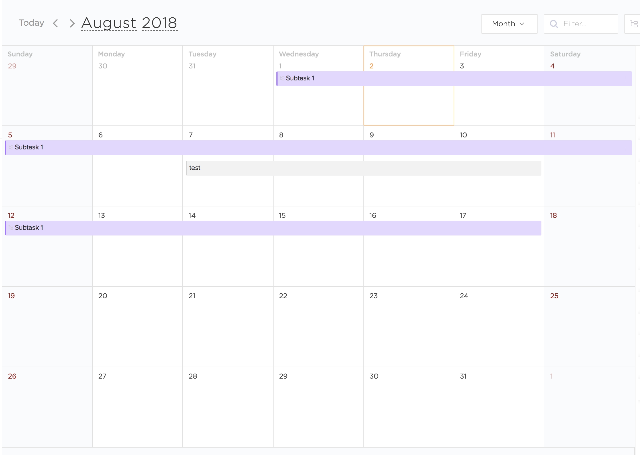 Calendar V2 | Feature Requests | Clickup